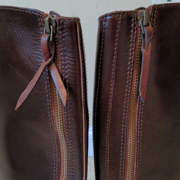 Cole Haan Brown Leather Boots - Picture 3 of 6